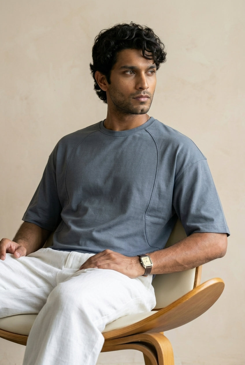 The Contour Tee — GREY
