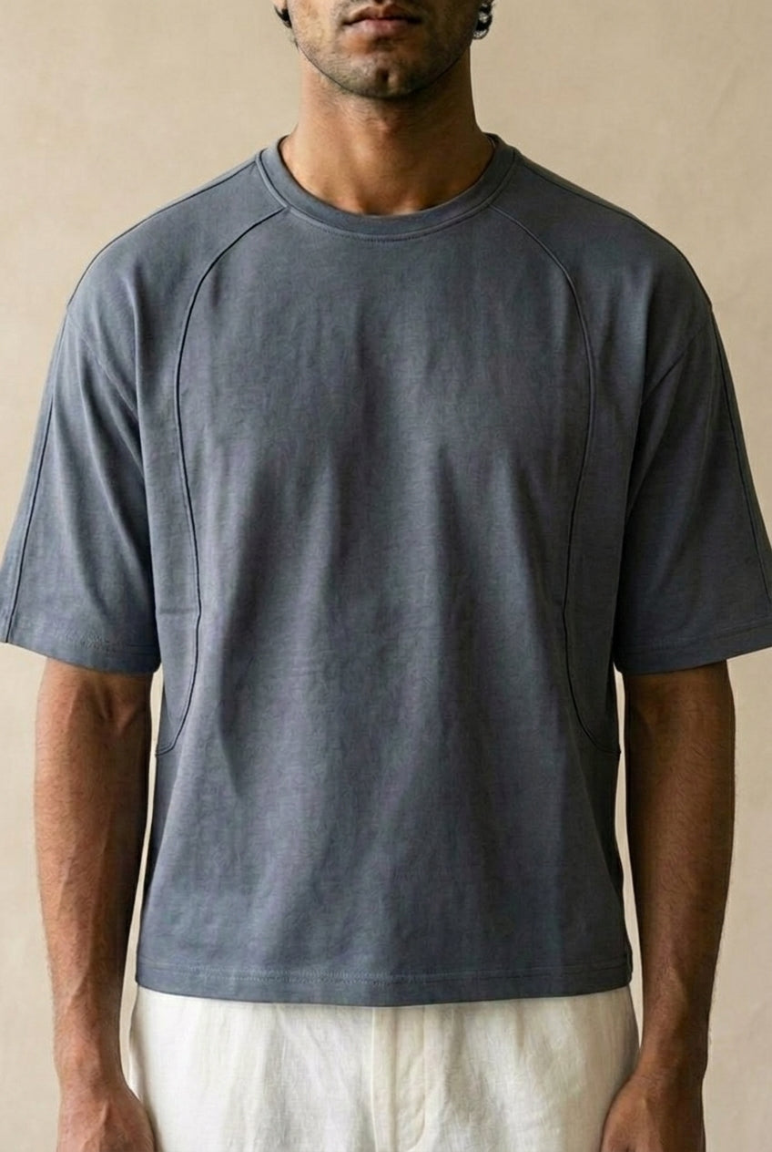 The Contour Tee — GREY