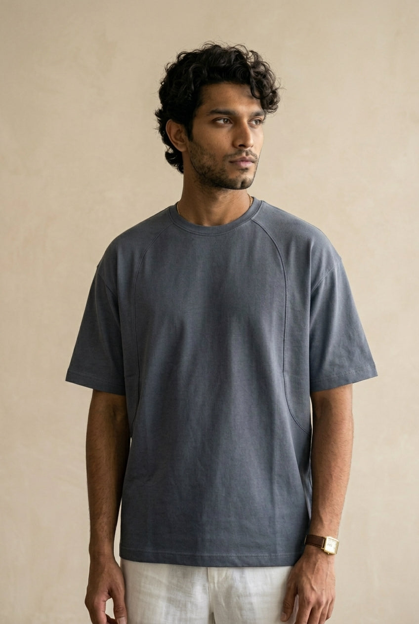 The Contour Tee — GREY