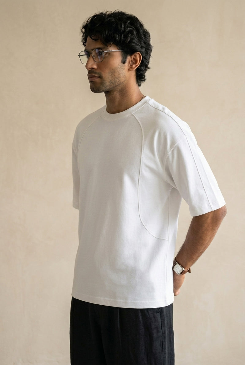 The Contour Tee — WHITE