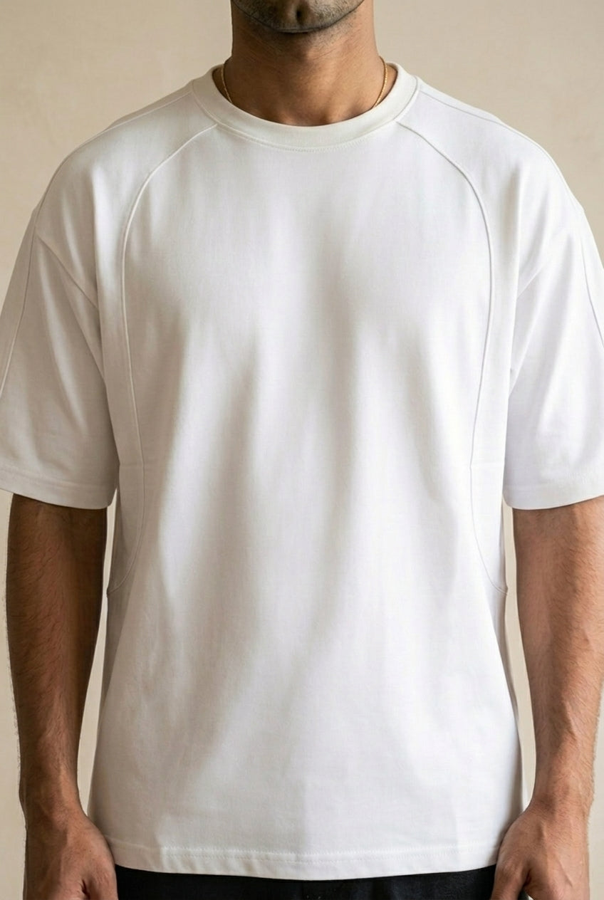 The Contour Tee — WHITE