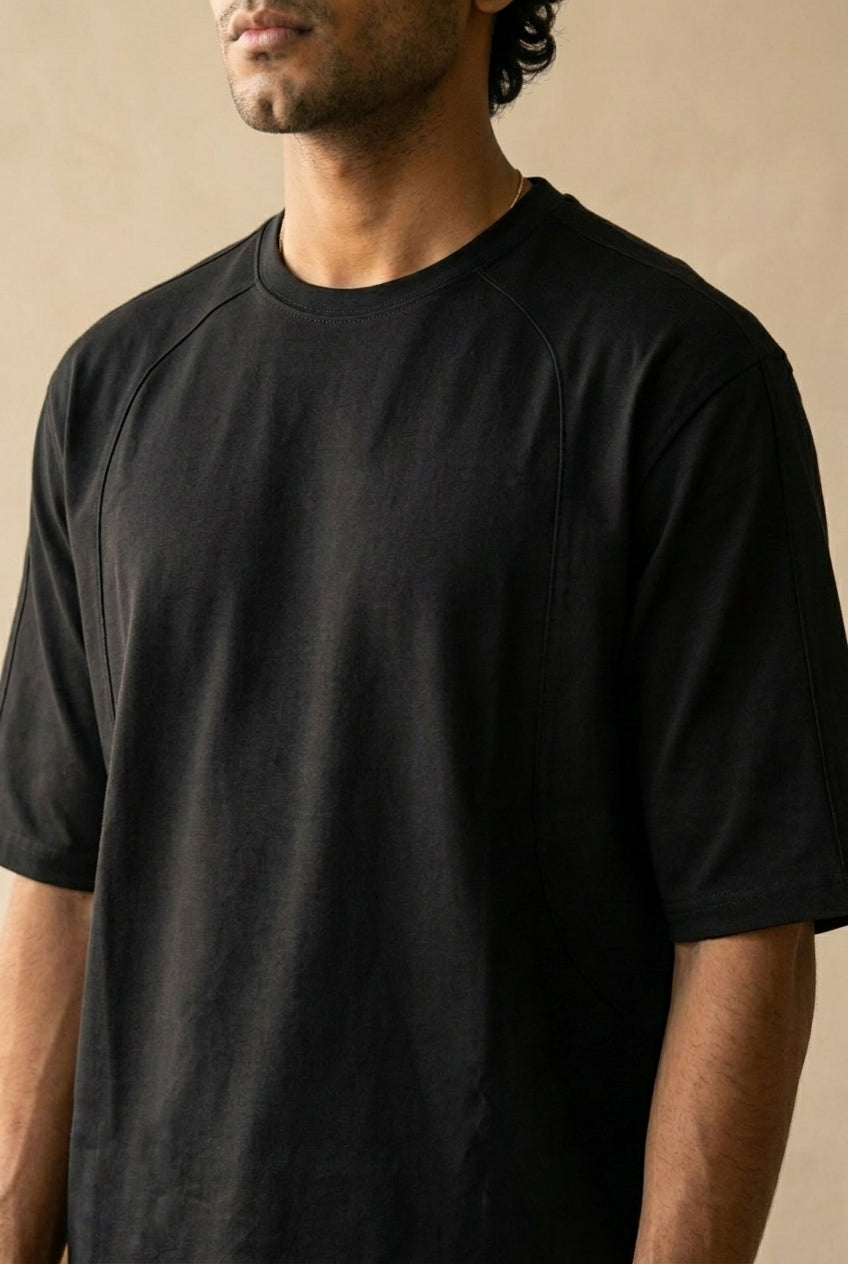 The Contour Tee — BLACK