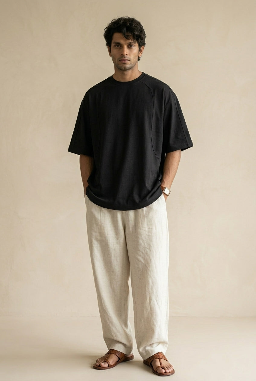 The Contour Tee — BLACK