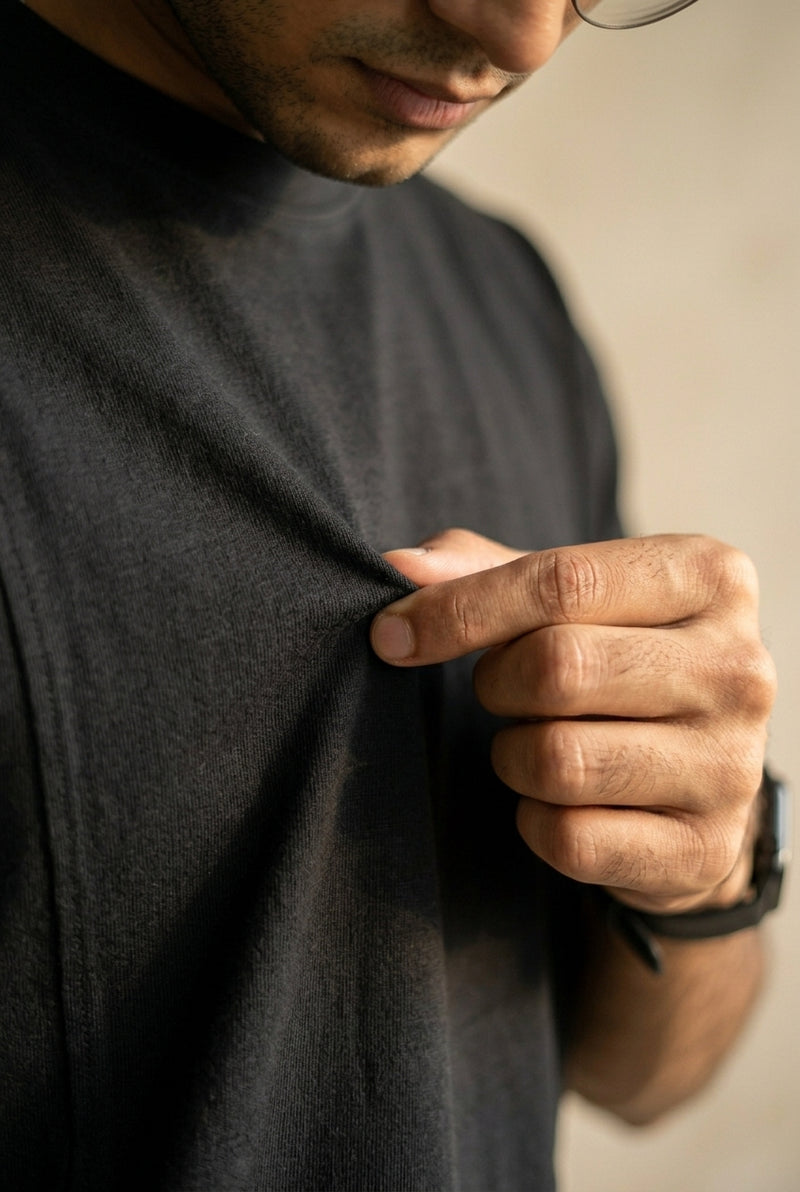 220 GSM sinker cotton.