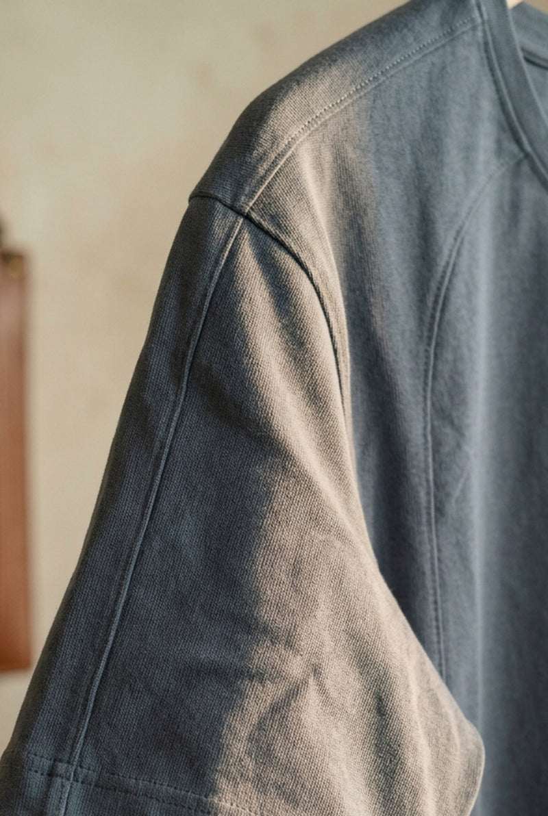 Shoulder to sleeve. One clean line.