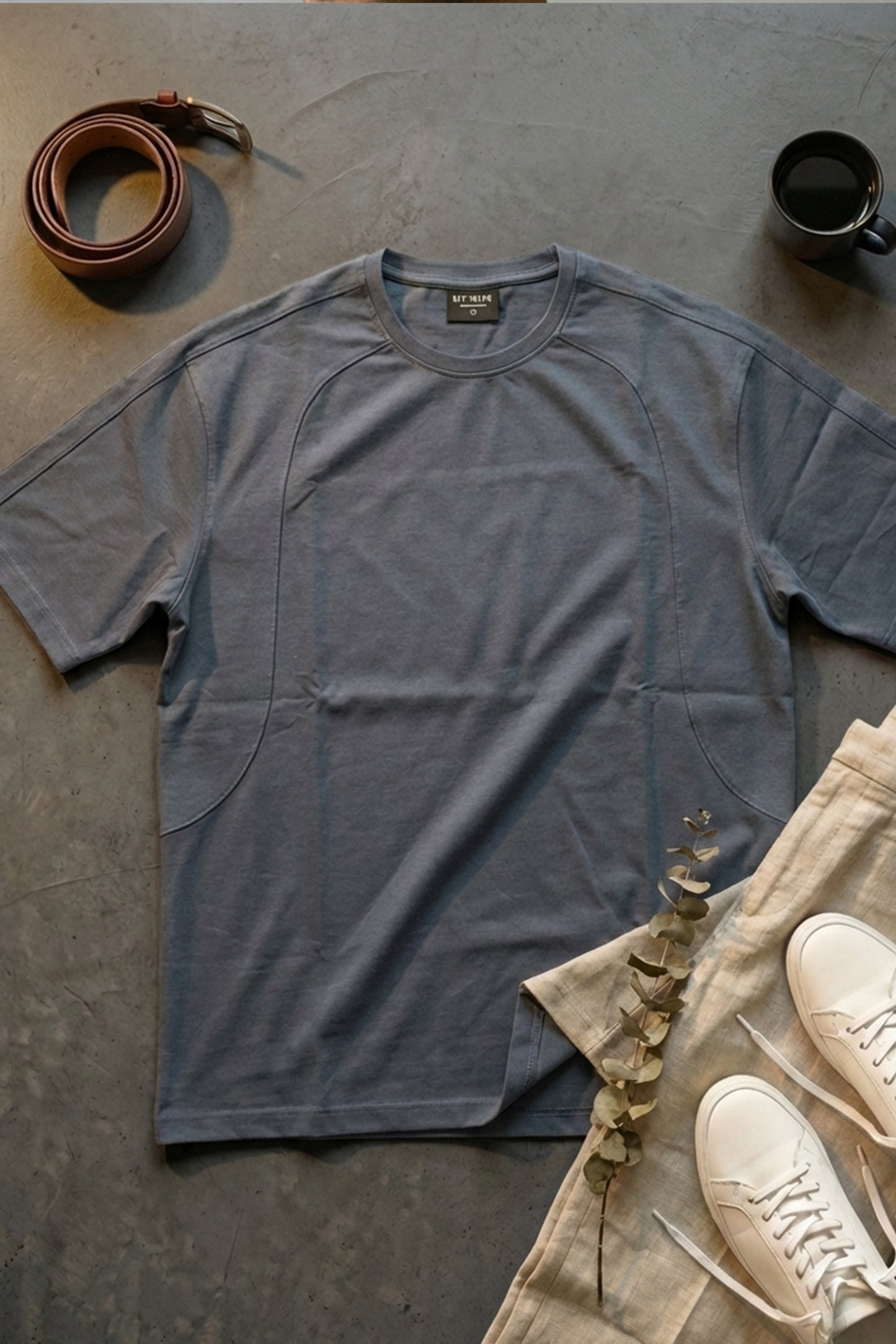 The Contour Tee — GREY